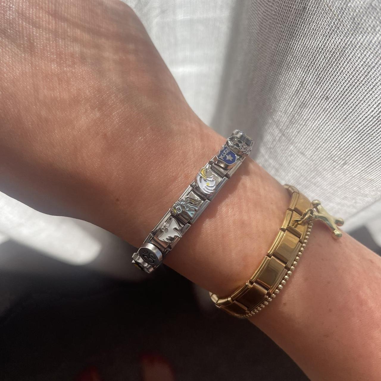 Silver Italian Charm Bracelet 🤍🦋 (I have other... Depop