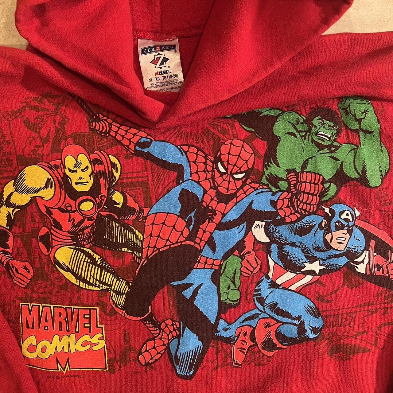 Marvel red cheap hoodie