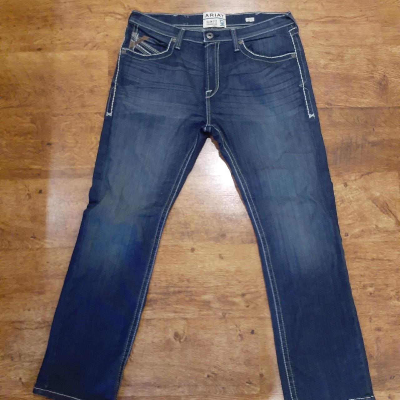 ARIAT M7 slim fit straight leg jeans never... - Depop