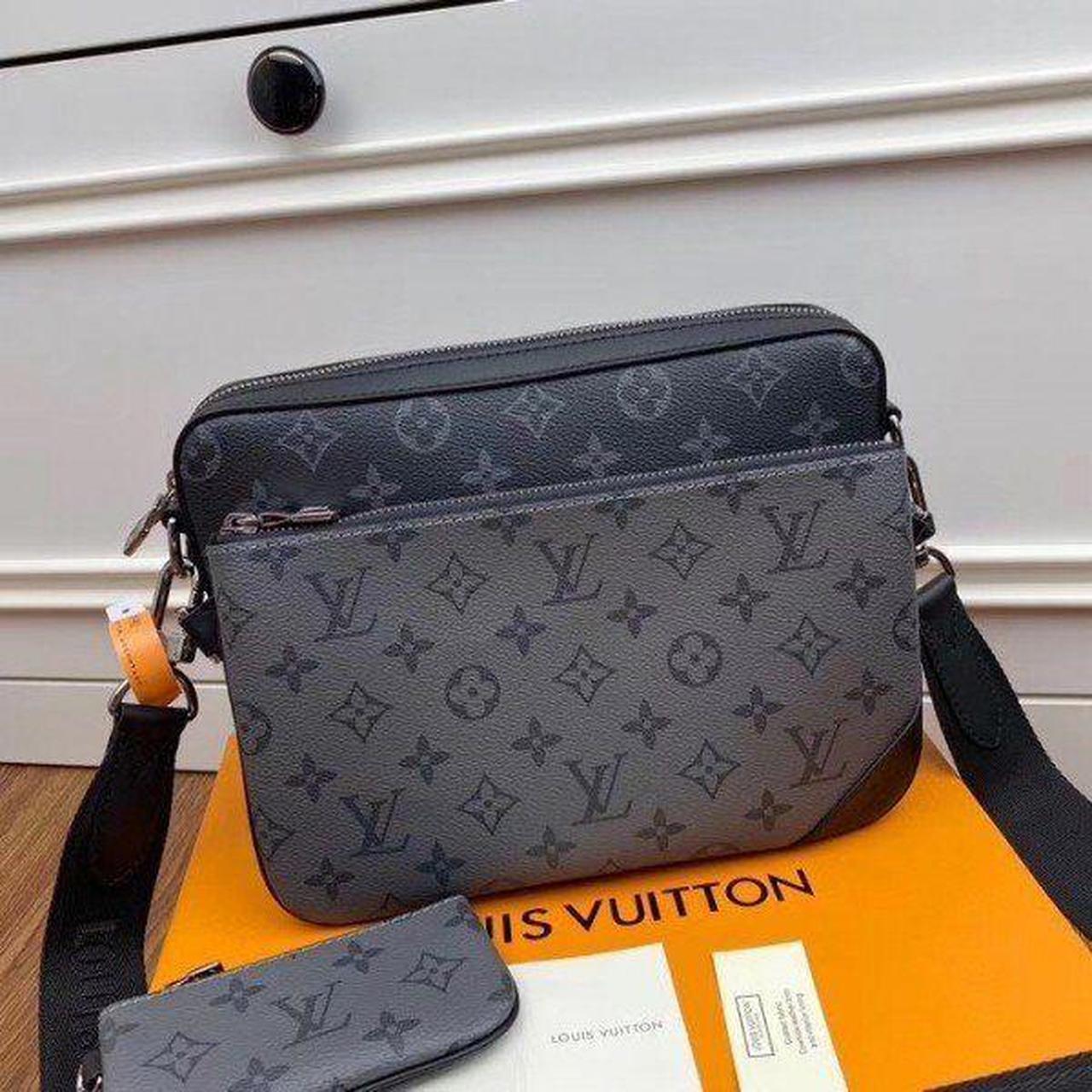 Louis Vuitton Men's Black Bag | Depop