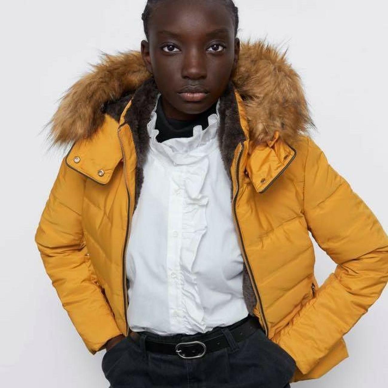 Zara mustard outlet jacket