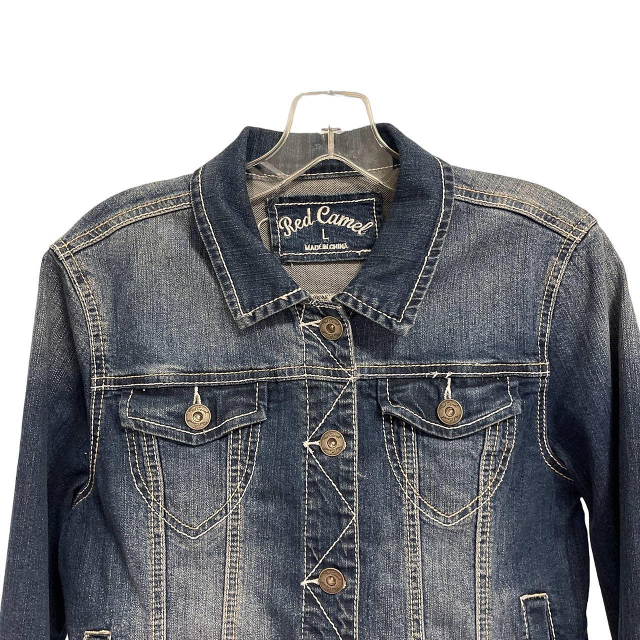 Red camel hot sale denim jacket