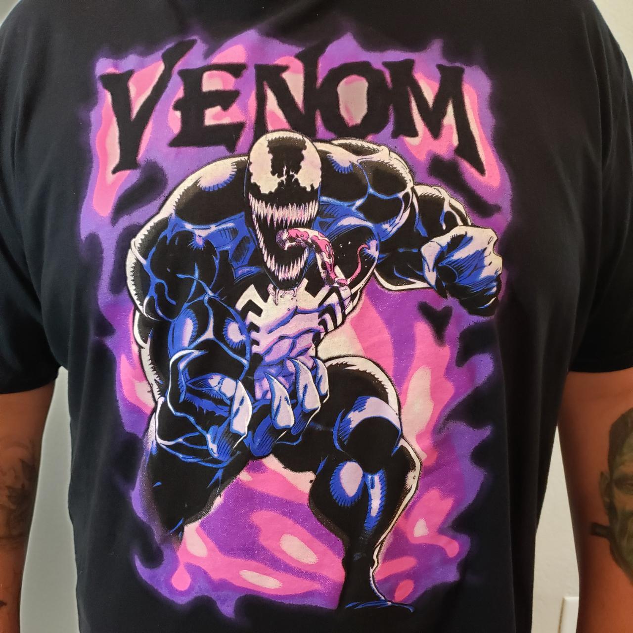 Black Venom Shirt Venom Black Tee Size 3XL GUC, No... - Depop