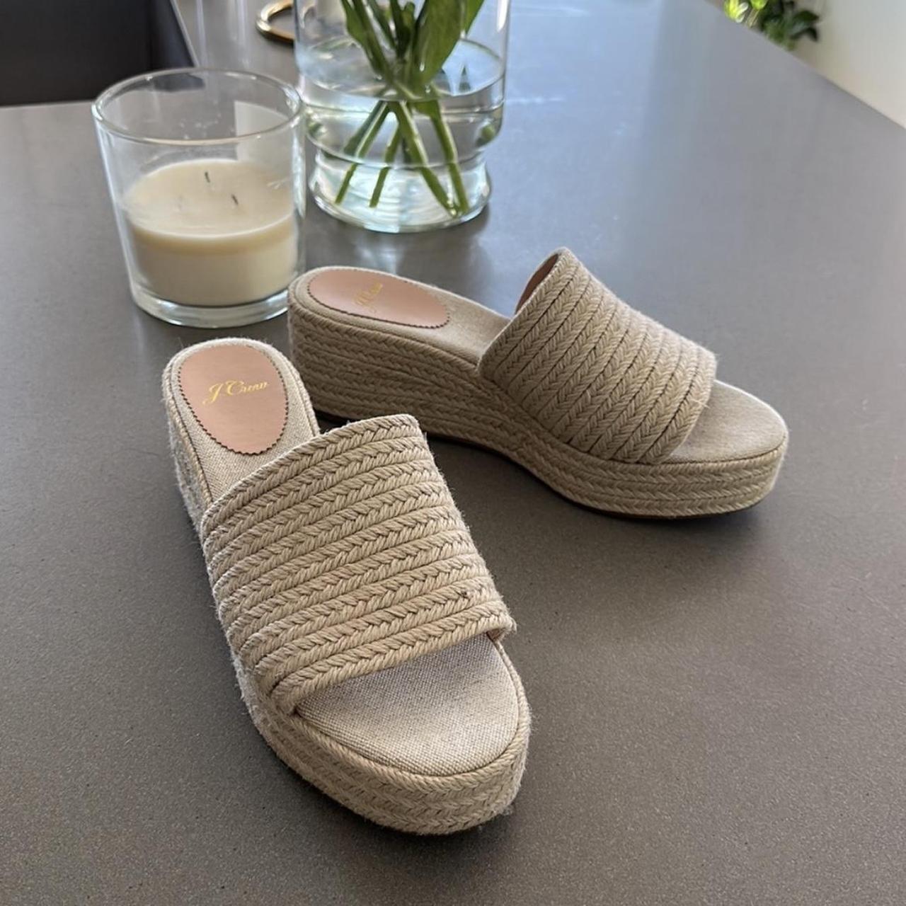 J crew 2025 platform espadrille