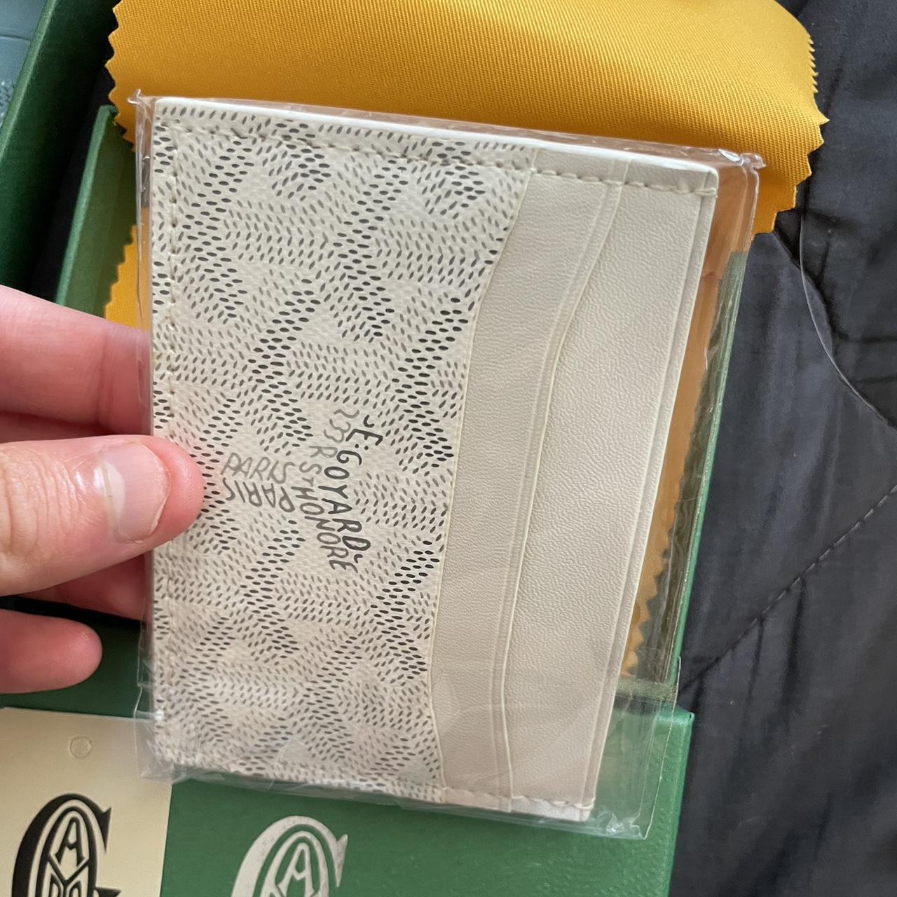 Goyard cardholder “white” Brand new with tags and - Depop