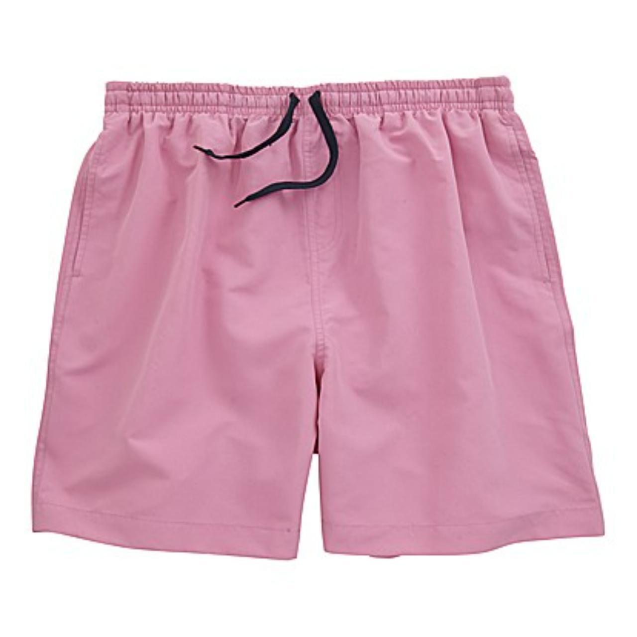 New W&B Pink Swim Shorts Side pockets Waist Size... - Depop