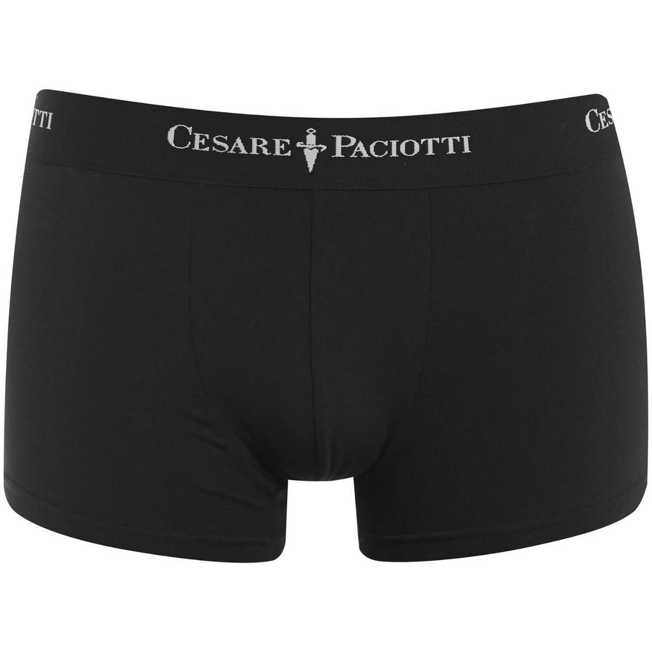 New Cesare Paciotti Black Logo Cotton Boxer... - Depop
