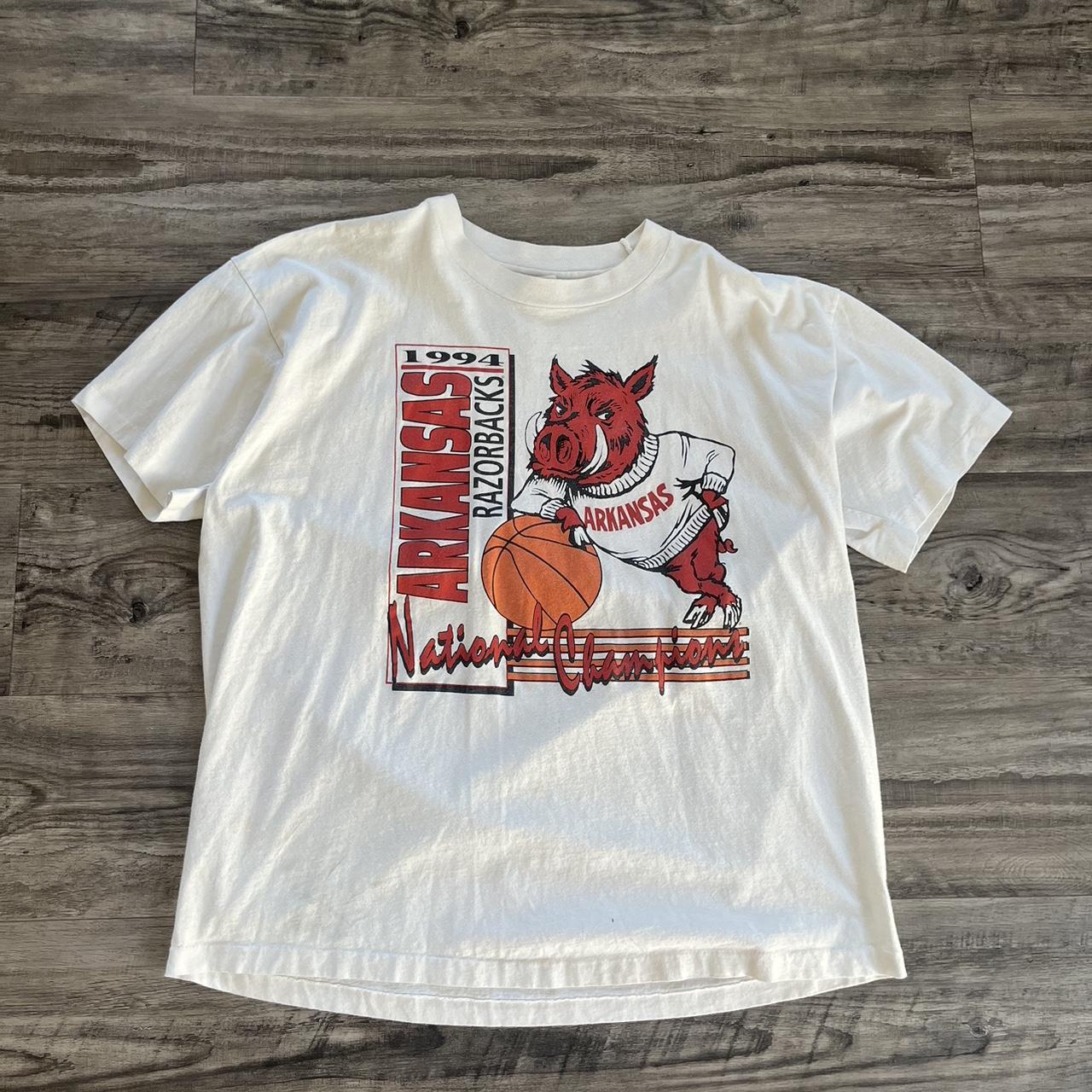 Vintage 1994 Arkansas Basketball National... - Depop