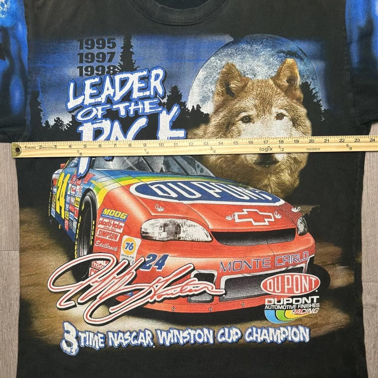 Vintage 1998 NASCAR Jeff store Gordon Leader of the Pack Wolf T-Shirt Winston Cup