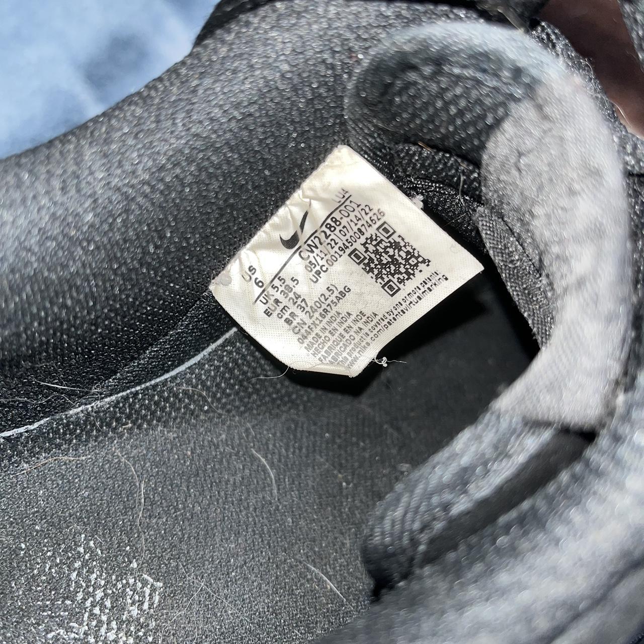 size 6 black air forces