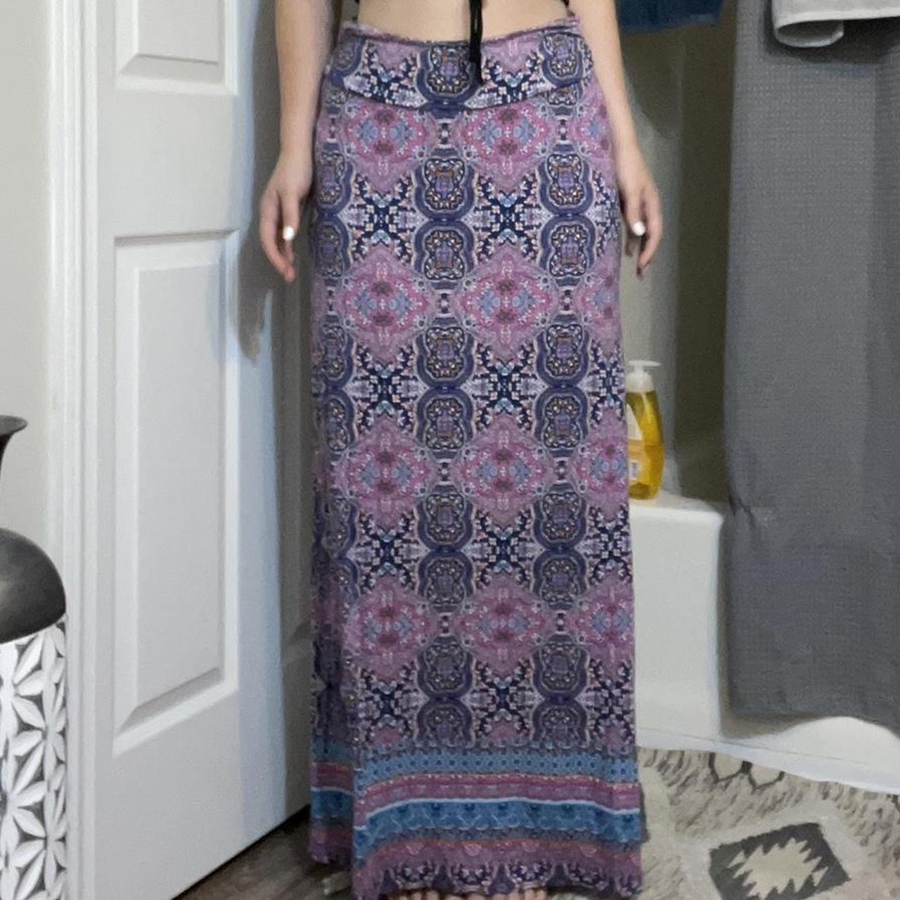 cynthia rowley long skirt ♡ size large. i’m 5’7”… - Depop