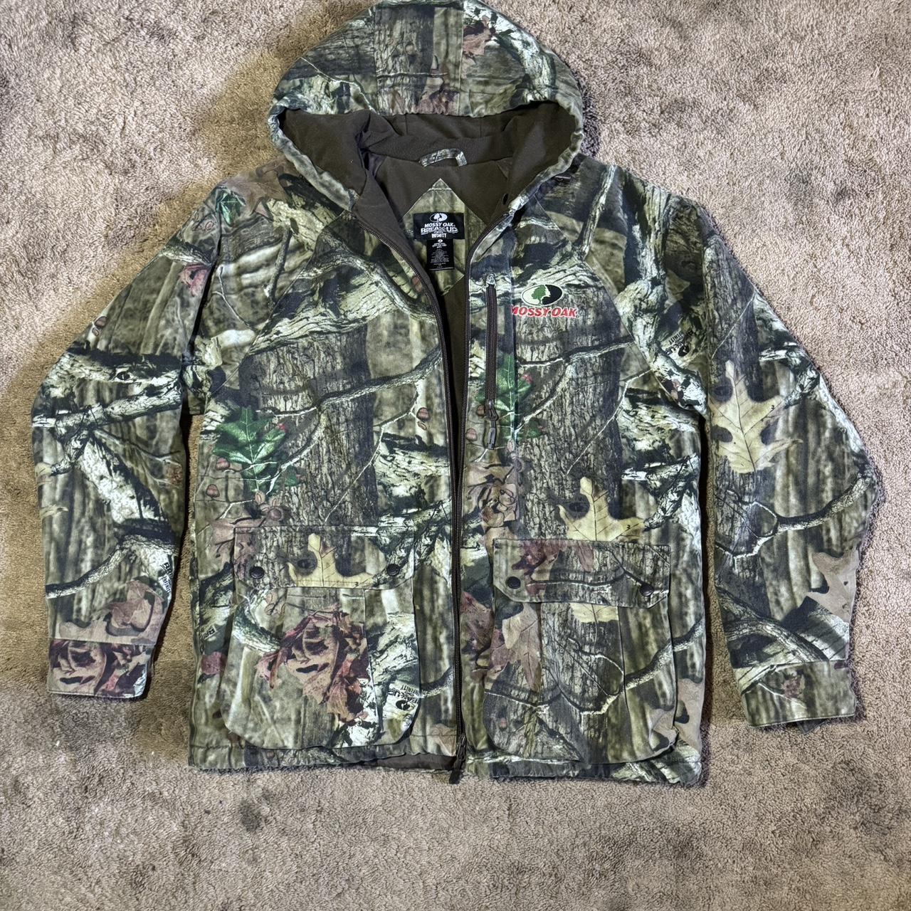 Camo Heavyweight jacket - Depop