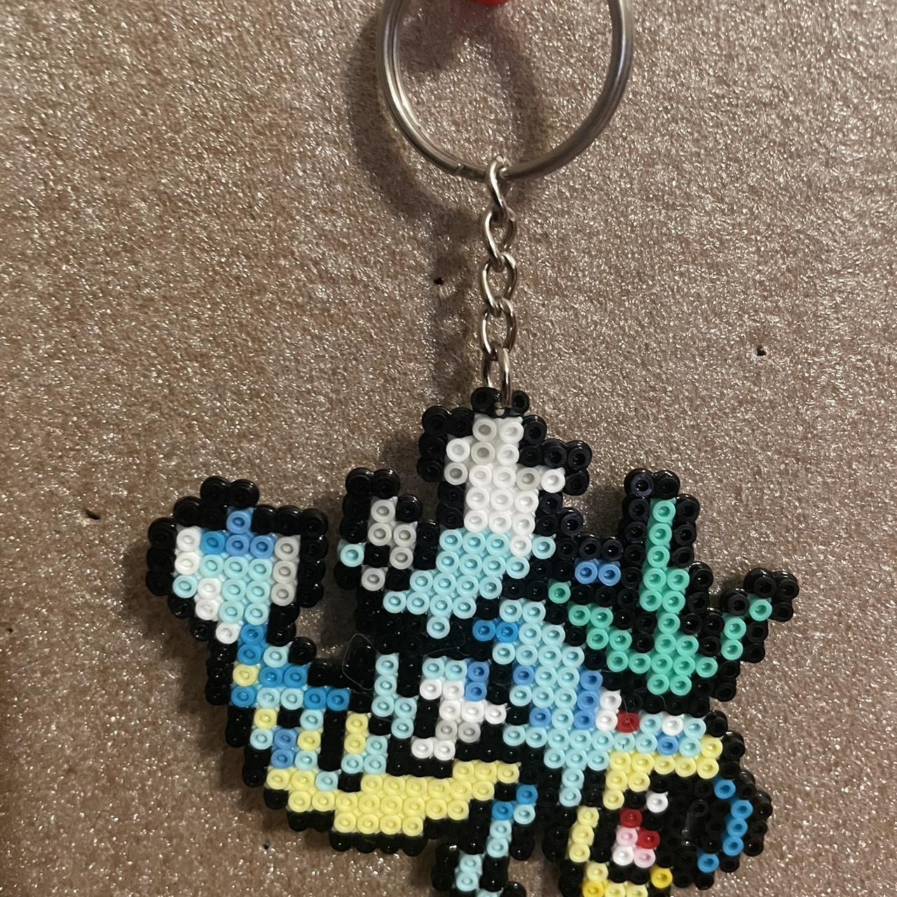 Perler Bead Keychain Magikarp evolution... - Depop