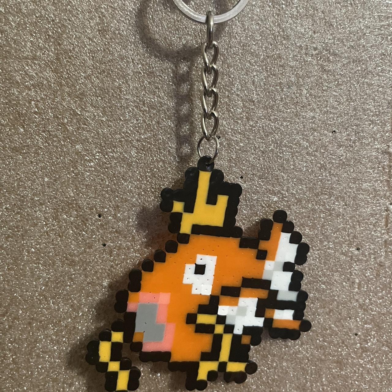 Perler Bead Keychain Magikarp (Pokémon) Hand made - Depop