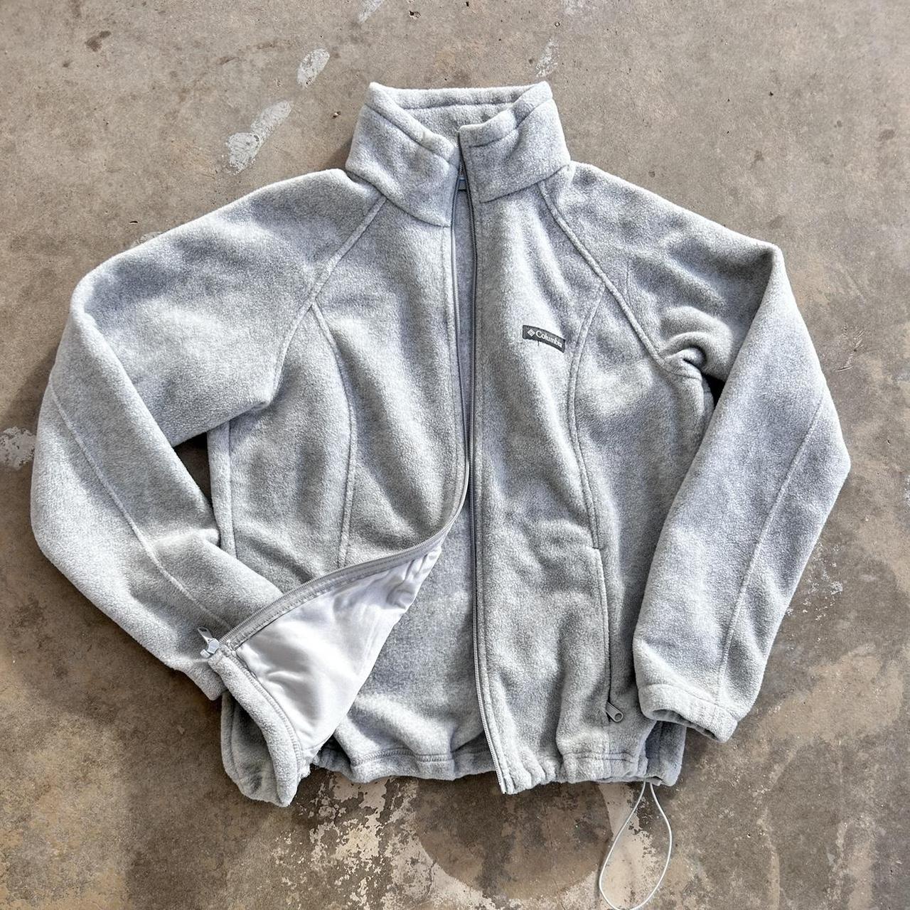 Vintage Grey Colombia Quarter Zip-up #grey #colombia... - Depop