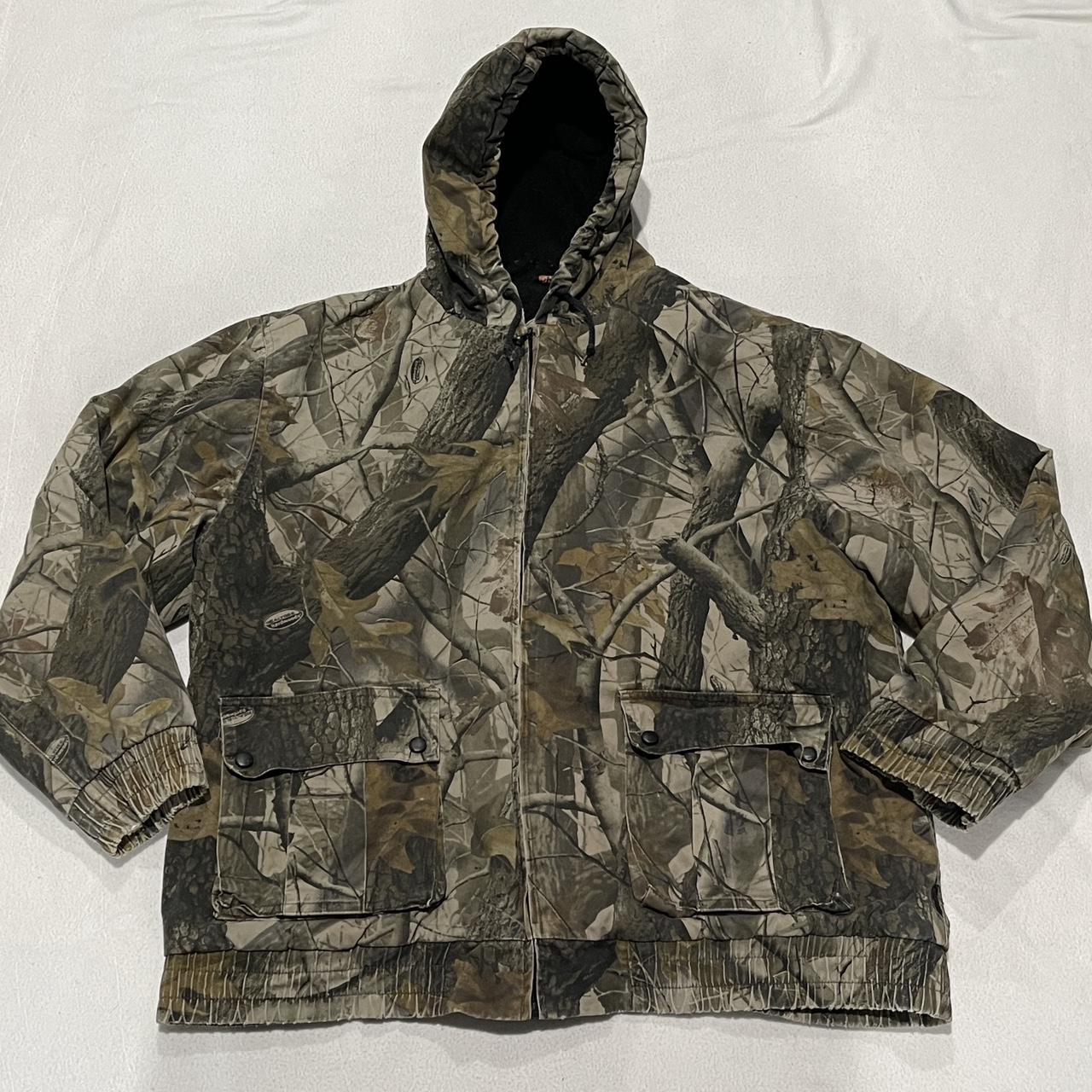 Hunter’s Camo Coat Size XL Brand is Outfitters... - Depop