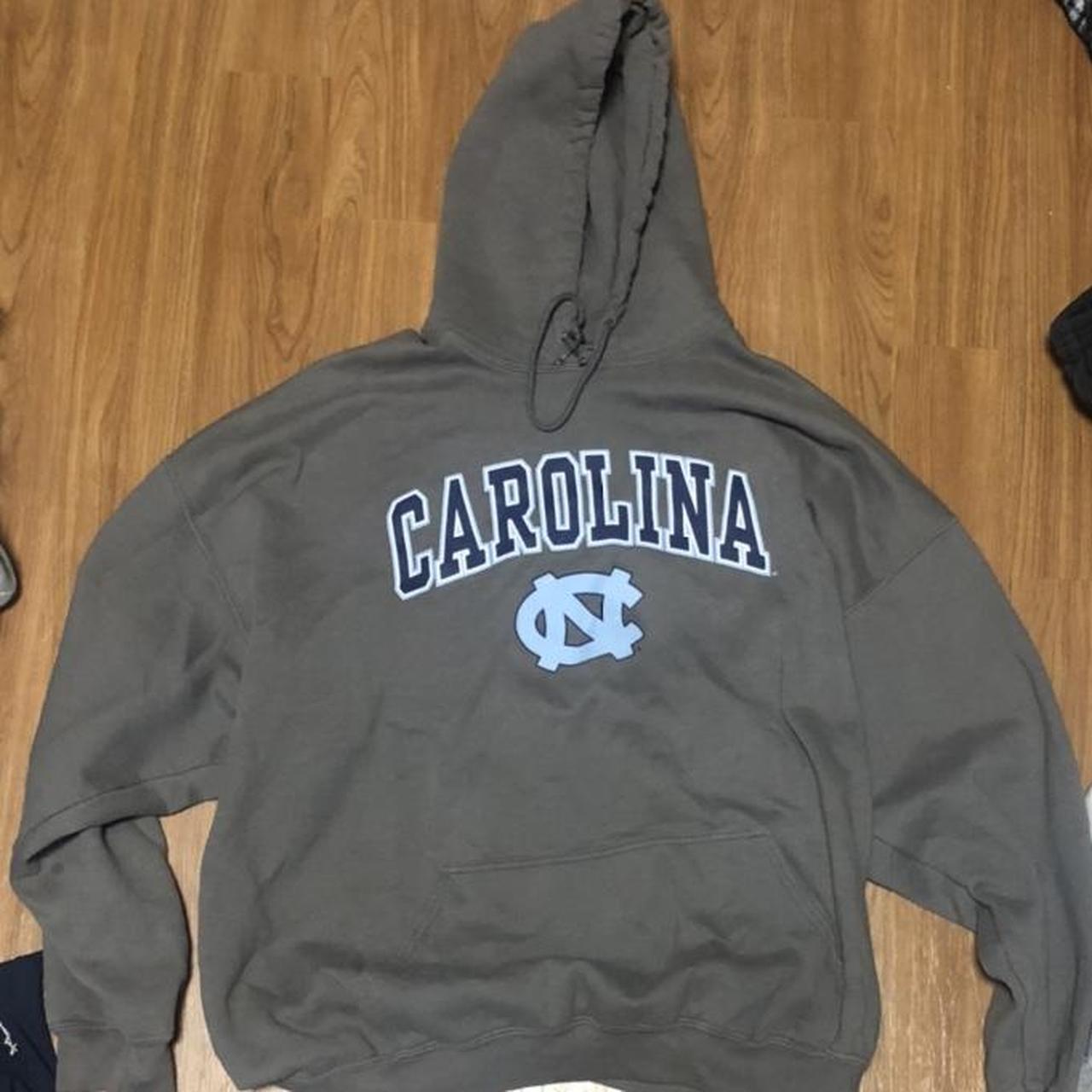 UNC carolina oversize grey hoodie