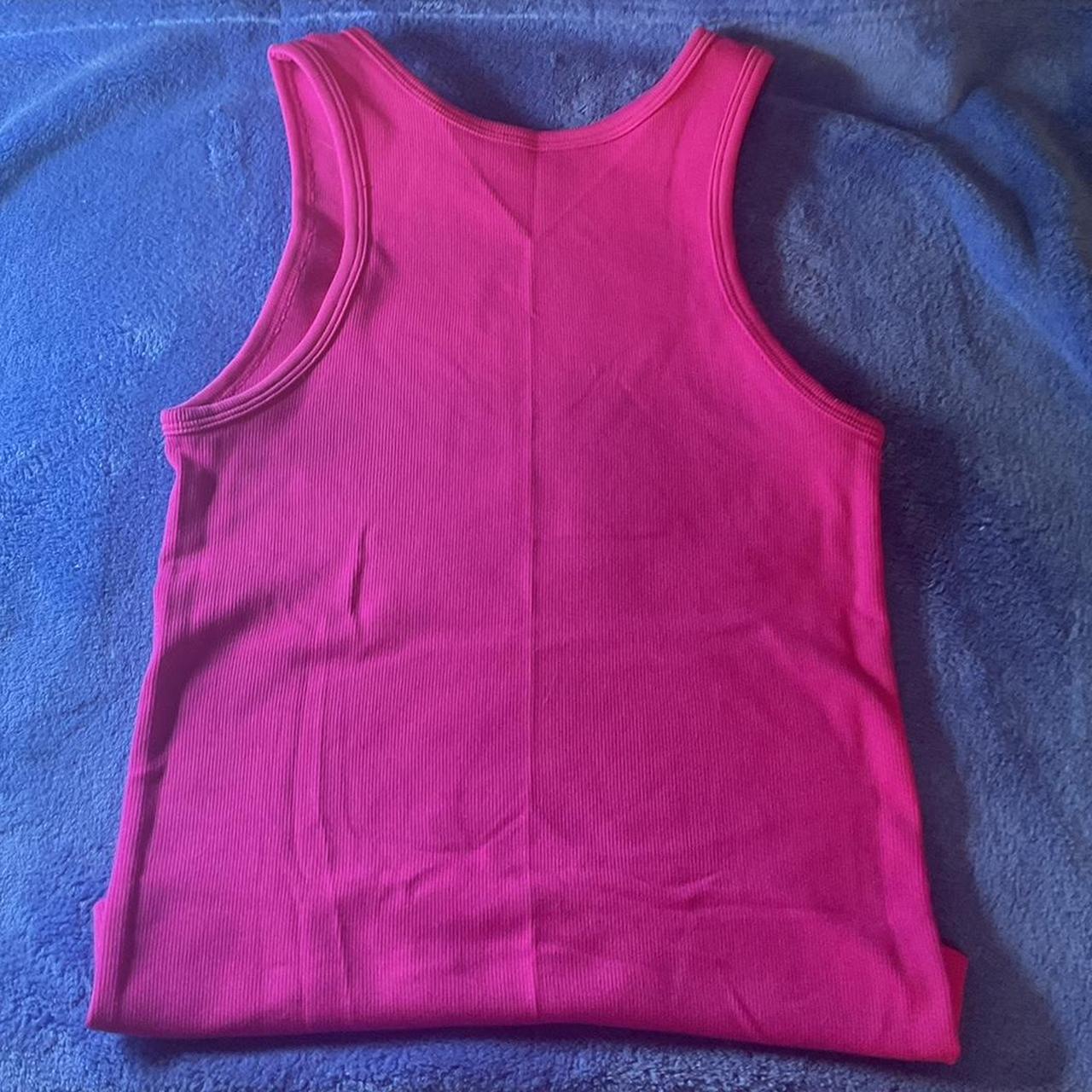 Hot Pink Tank Top Size S - Depop