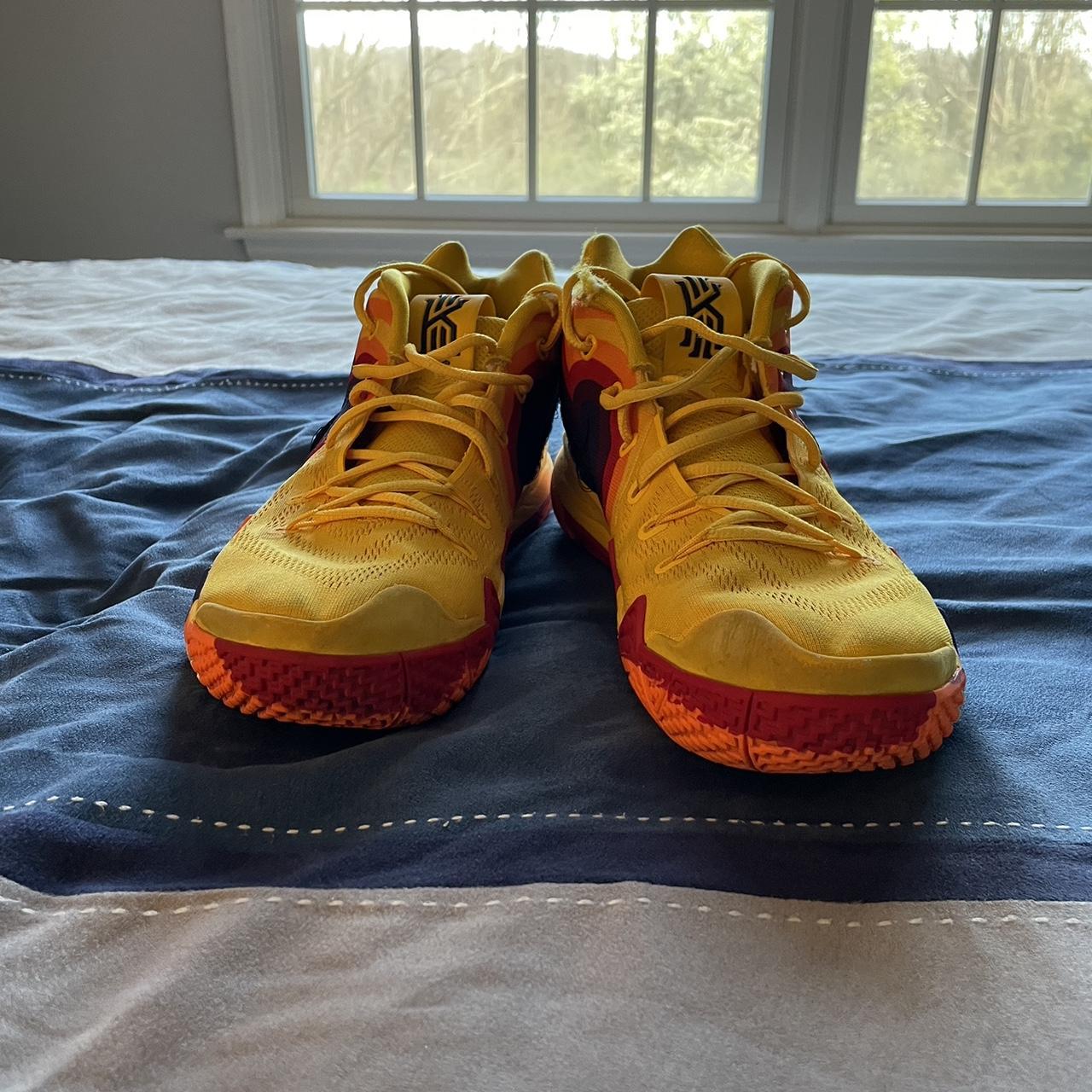 Kyrie 4’s 70s. Shoes have been worn quite a bit,... - Depop