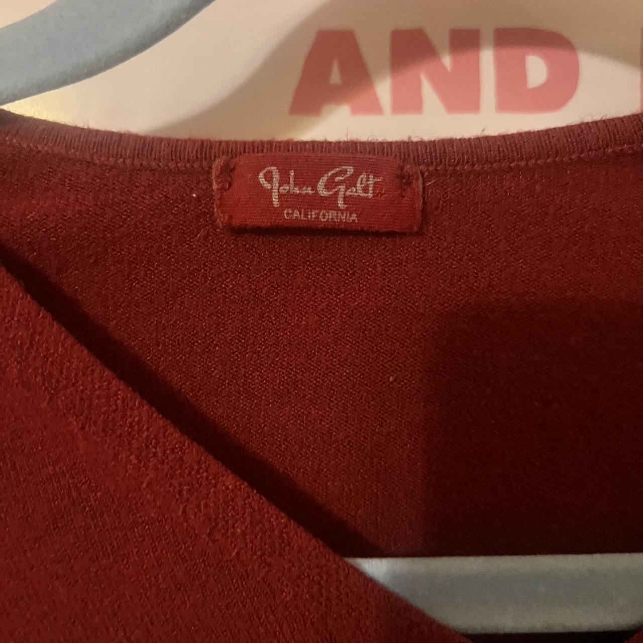 Red brandy Melville crop top - Depop