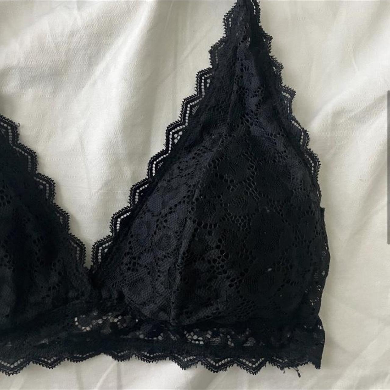 auden black bralette offers are welcome! -worn once - Depop