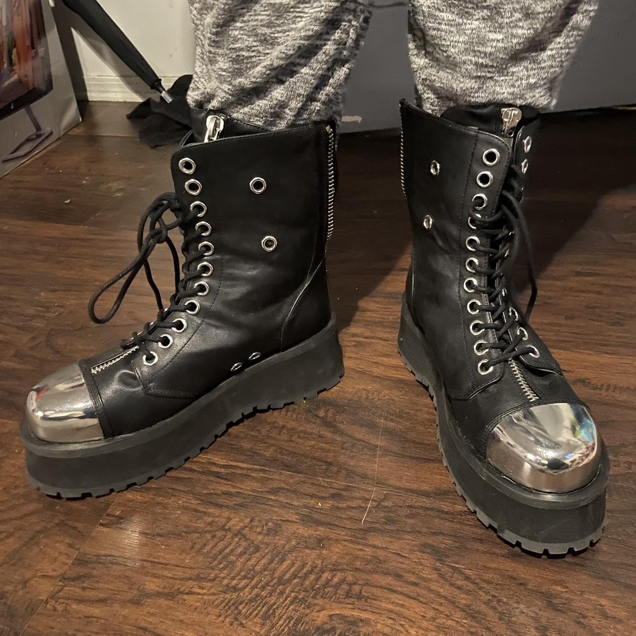 Demonia Gravedigger Demonia Boots Mens GRAVEDIGGER-250 Black