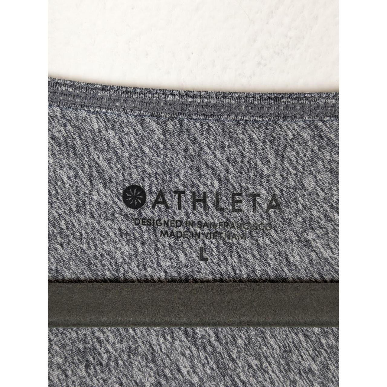 Athleta Women's Gray Frosted Floral Elation Textured - Depop