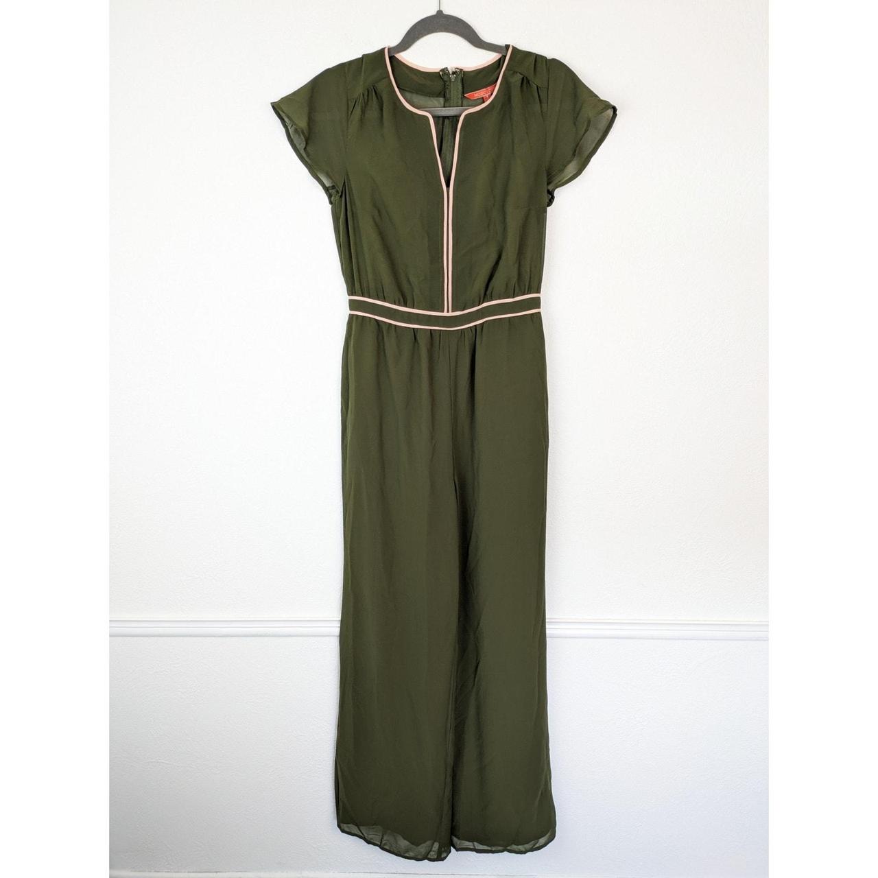 Modcloth green jumpsuit deals