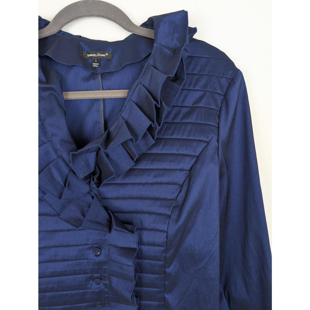 Source Unknown Women's Jacket - Blue - L – Brand:… - image 2