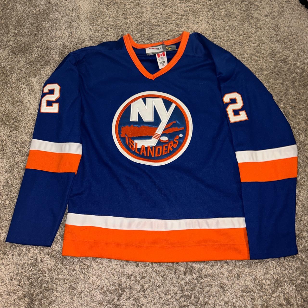 Vintage Mike Bossy New York Islanders made in Canada... - Depop