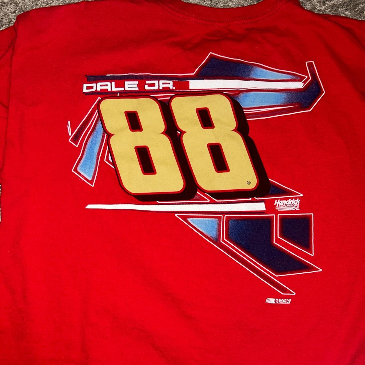 Dale Earnhardt Jr red NASCAR Tee #DaleEarnhardtJr... - Depop