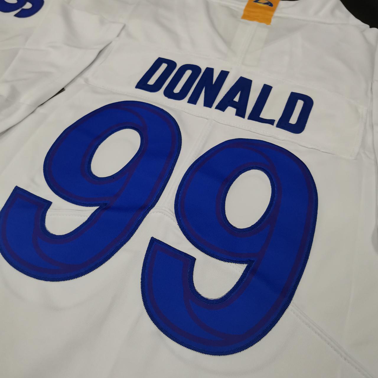 Nike Men's Los Angeles Rams Aaron Donald #99 White T-Shirt