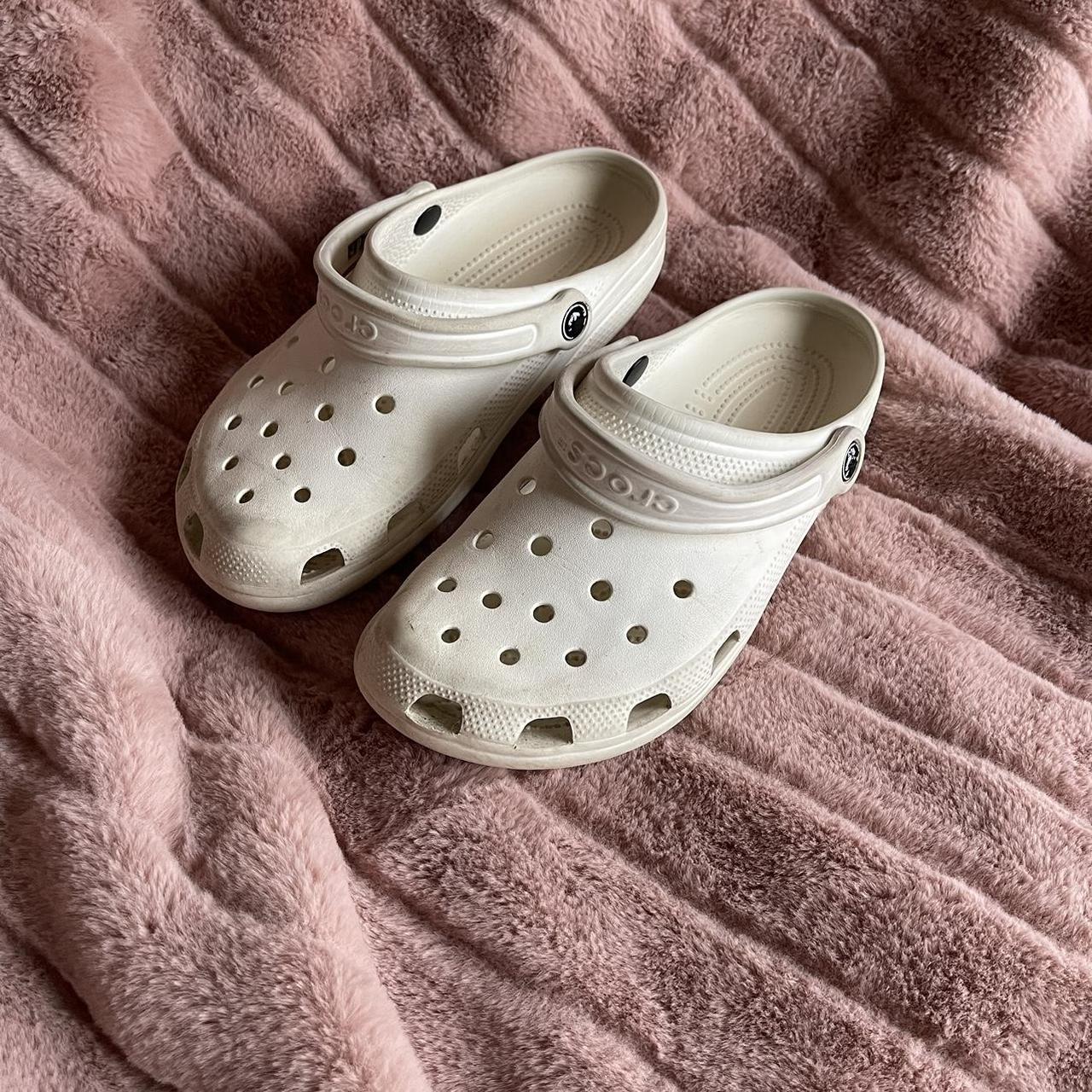 Barely hot sale pink crocs