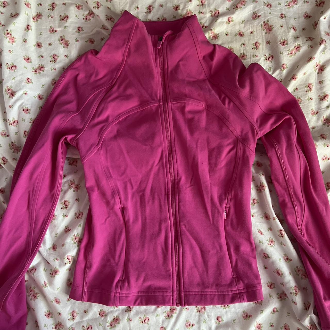 Lululemon Women's Pink Coat | Depop