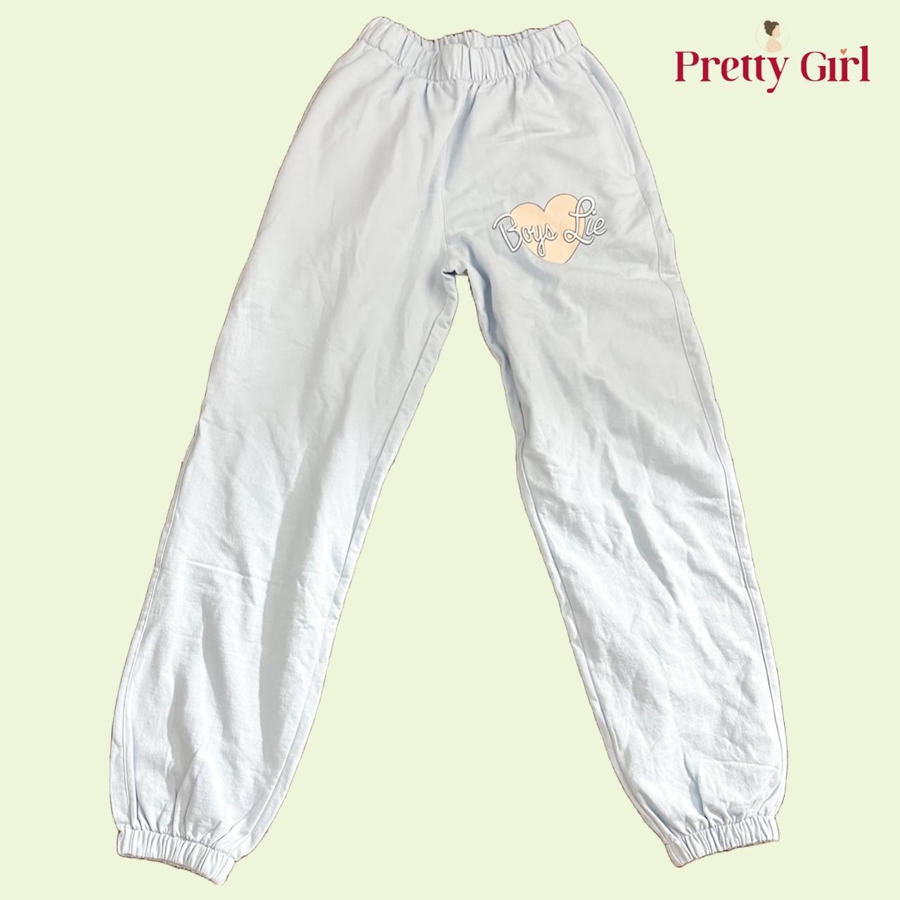 Boys lie sweatpants light blue new with tags - Depop