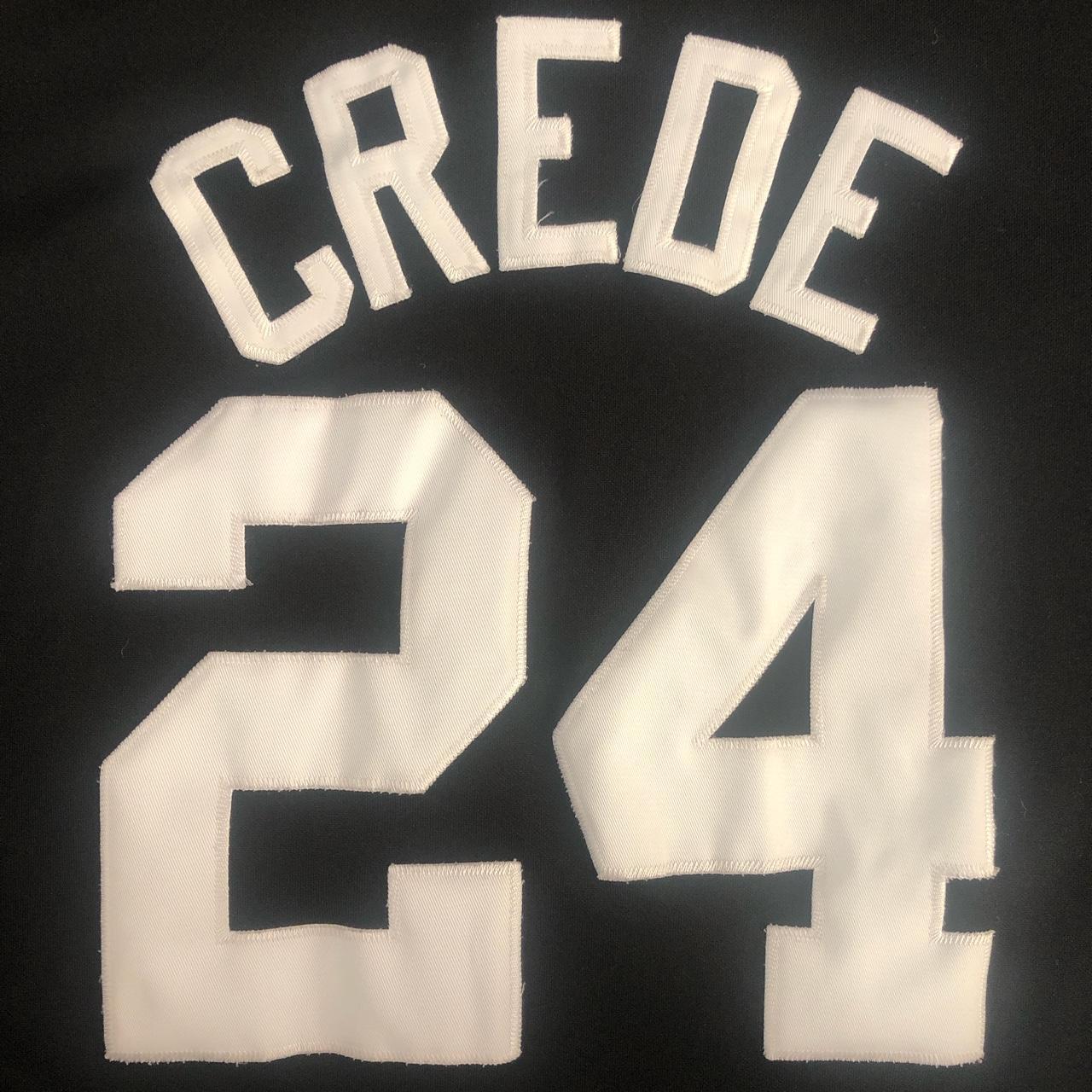 Majestic, Shirts, Joe Crede 24 Chicago White Sox Majestic Button Up  Jersey Size Medium Black