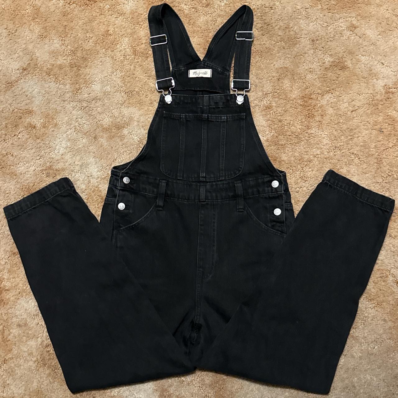 Madewell Women's Black Dungarees-overalls