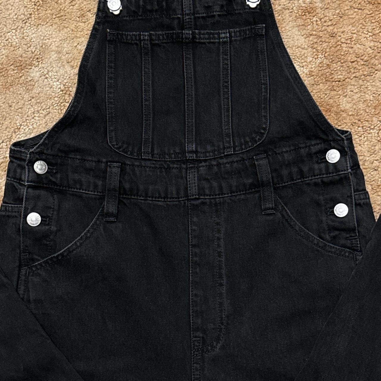 Madewell Women's Black Dungarees-overalls (2)