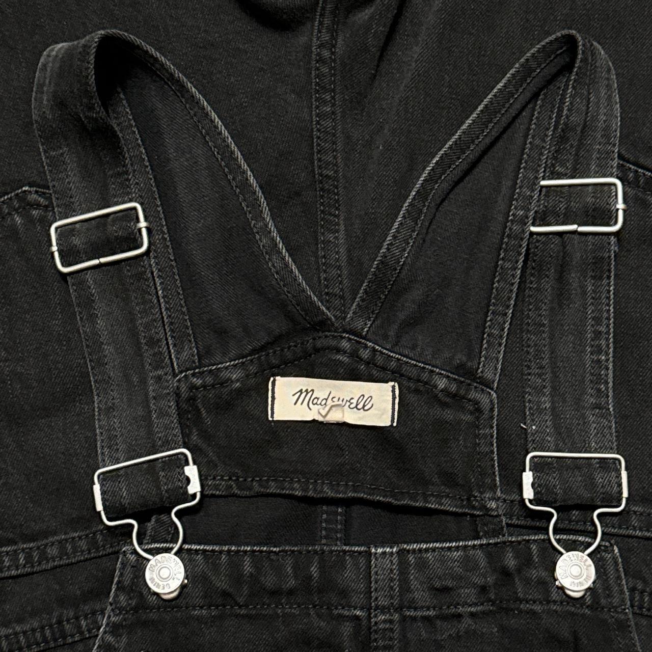 Madewell Women's Black Dungarees-overalls (3)