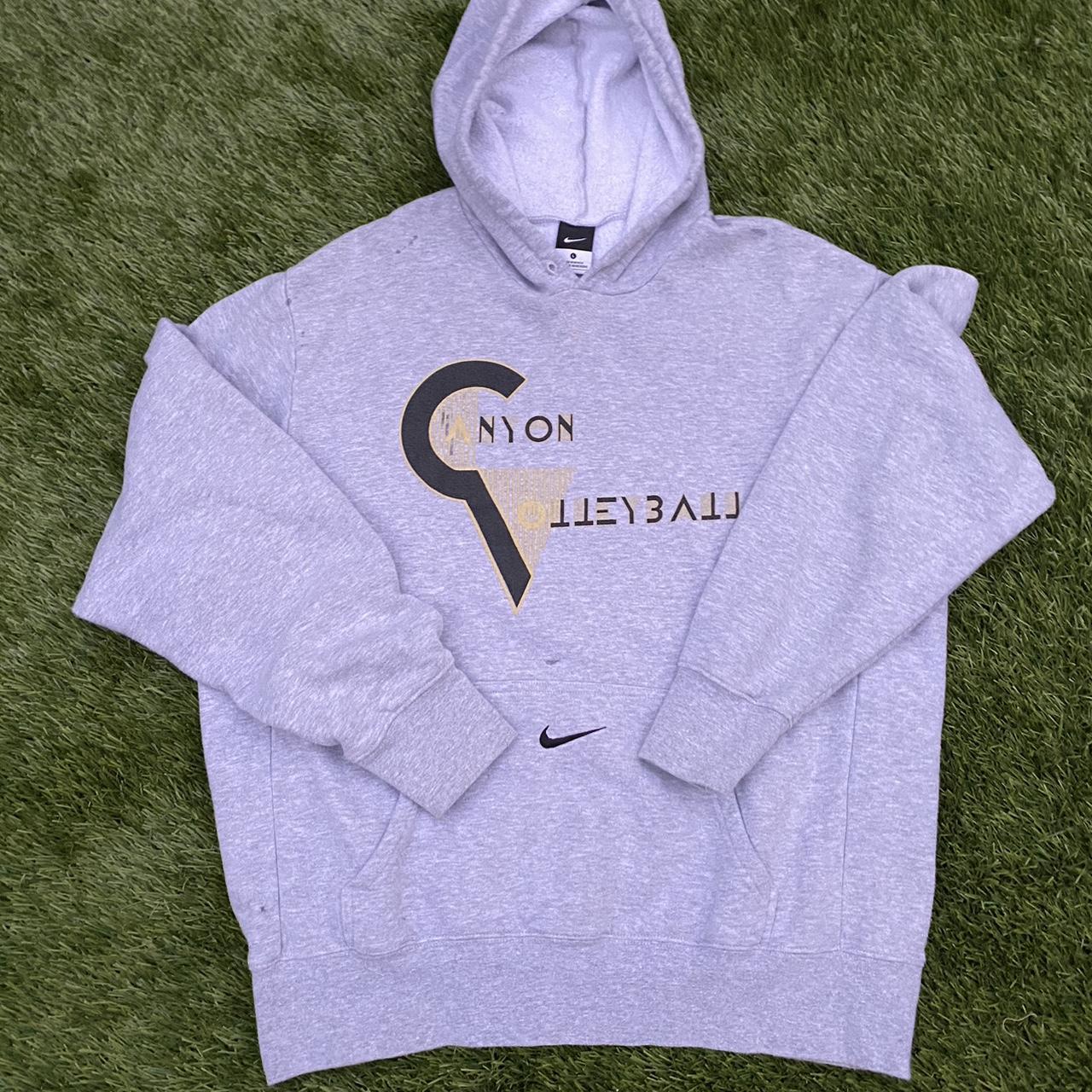 nike grey butterfly hoodie