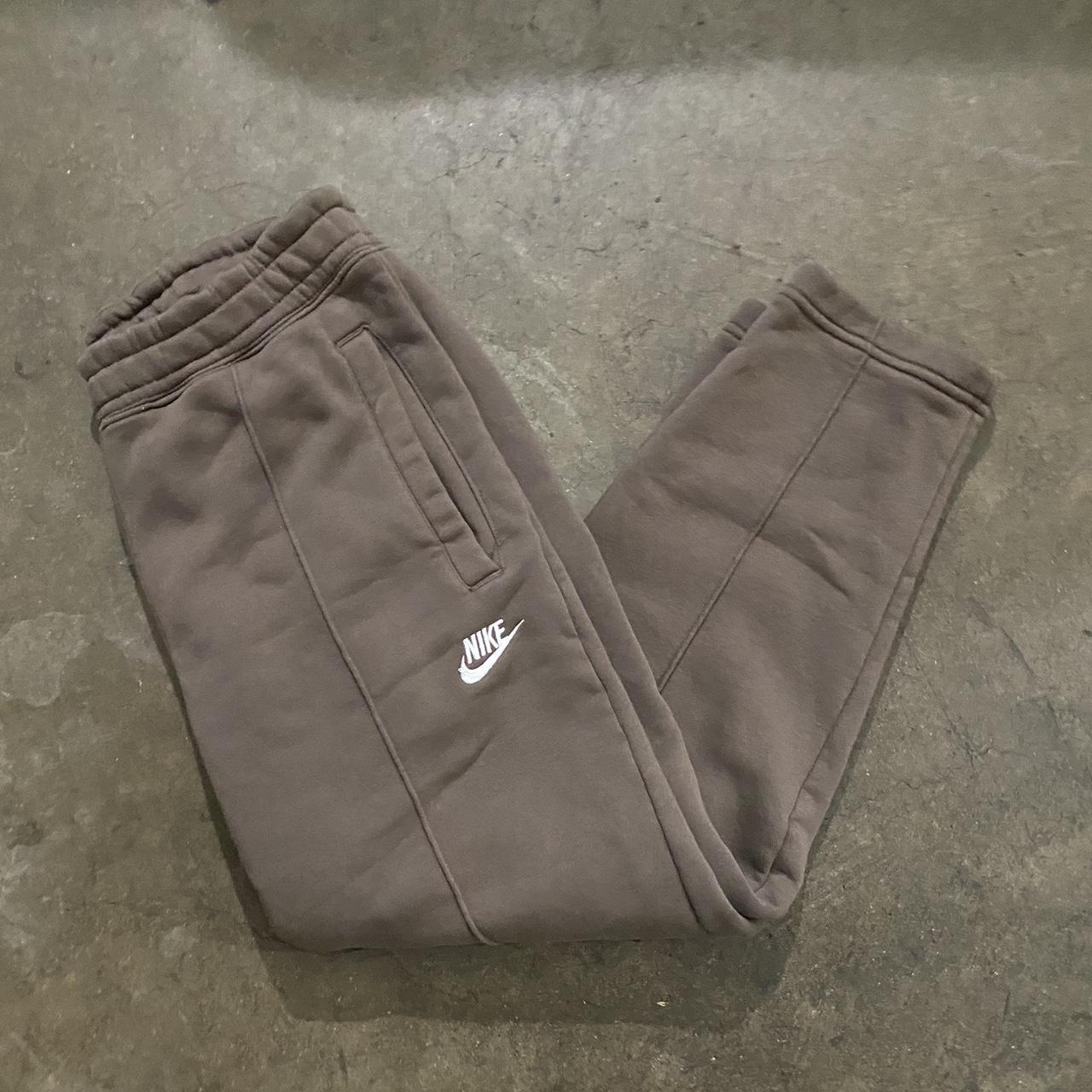 Modern Nike tech sweatpants Brown size Medium Depop