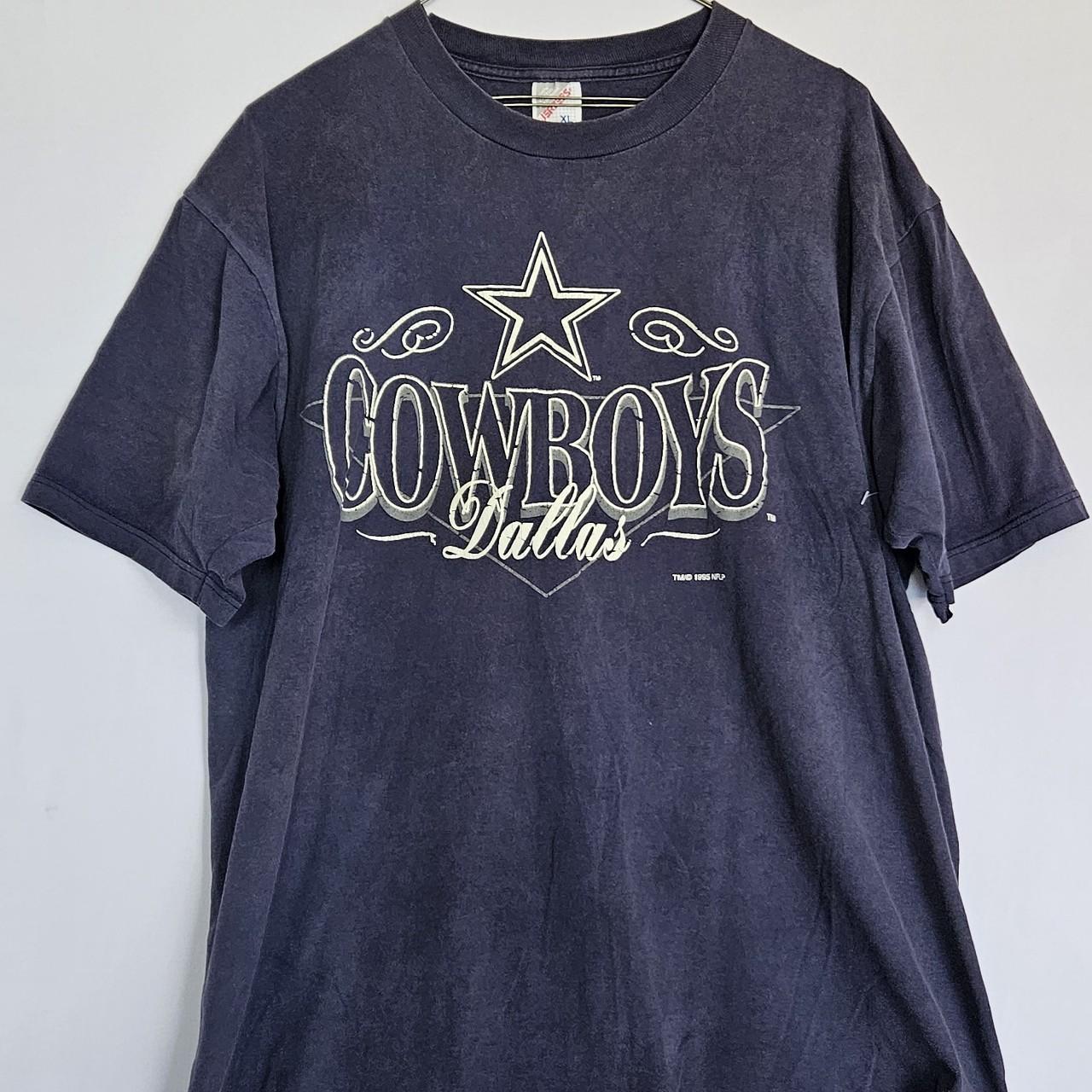 Men's Dallas Cowboys Navy Tage T-Shirt Size: Medium