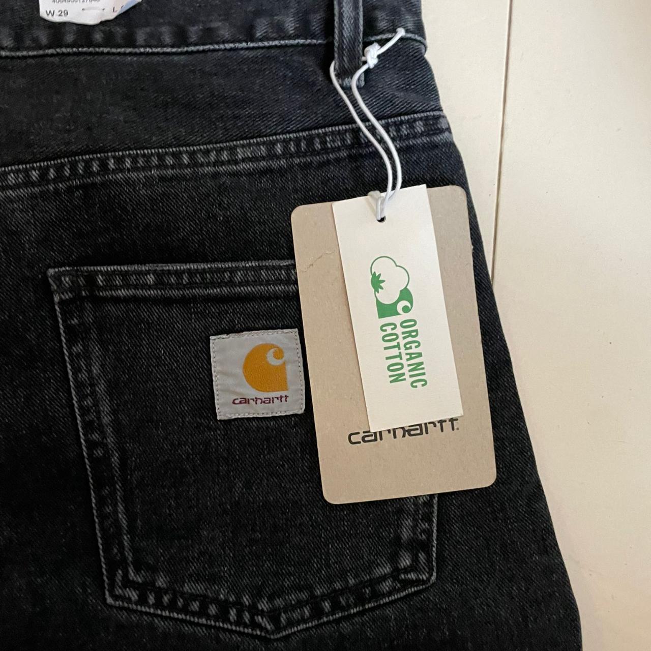 Carhartt Men's Black Jeans Depop