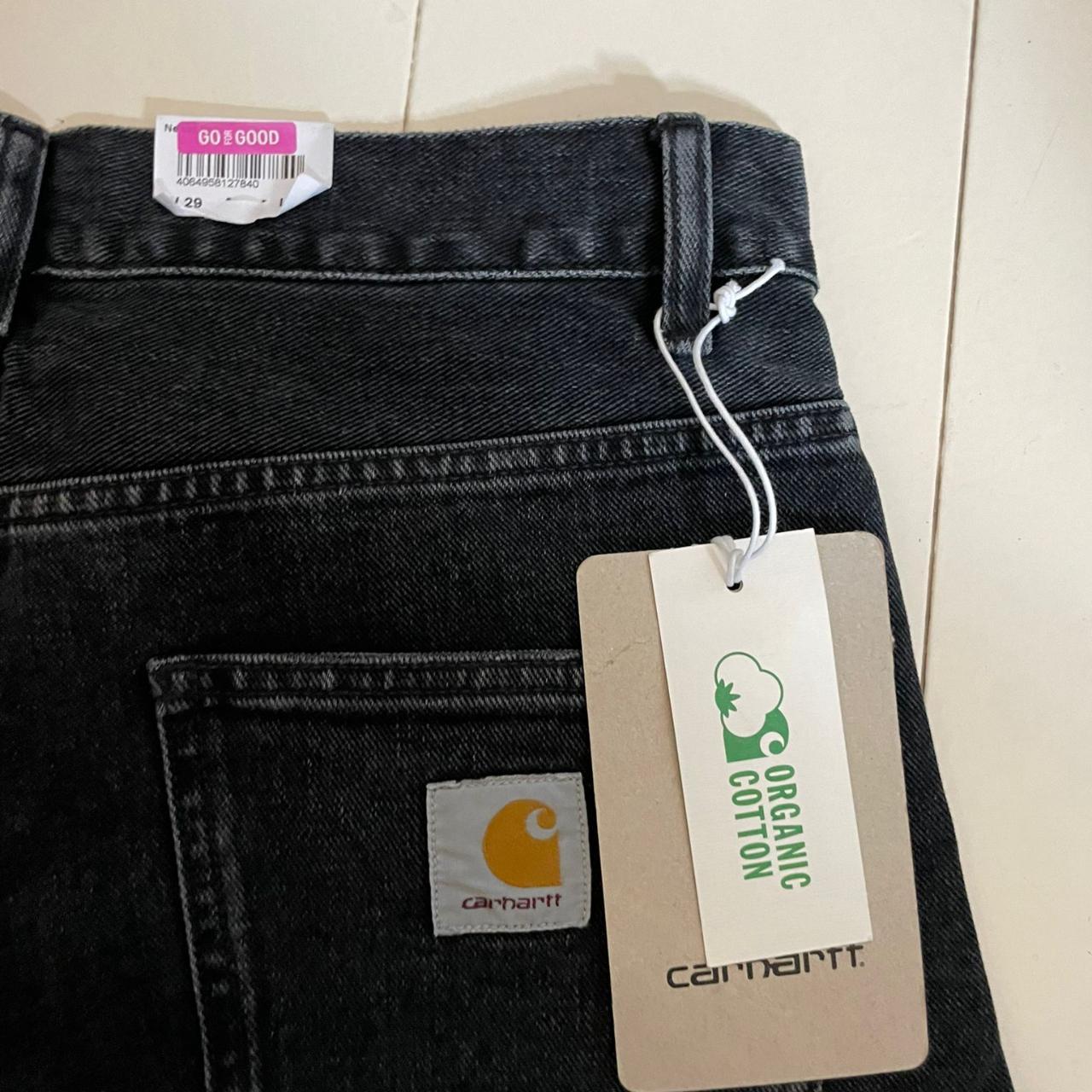 Carhartt Men's Black Jeans Depop