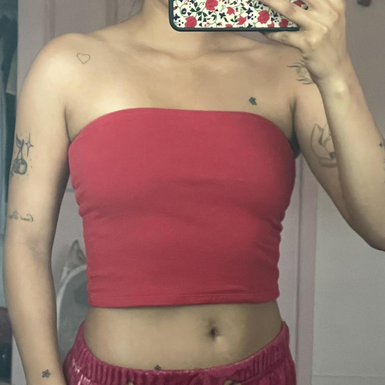 Hollister red tube top hotsell