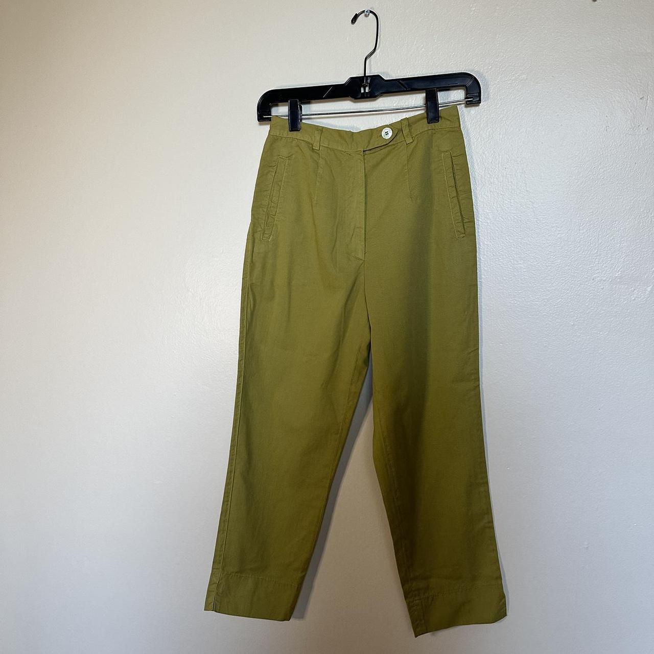 Aspesi Women's Khaki and Green Trousers (3)