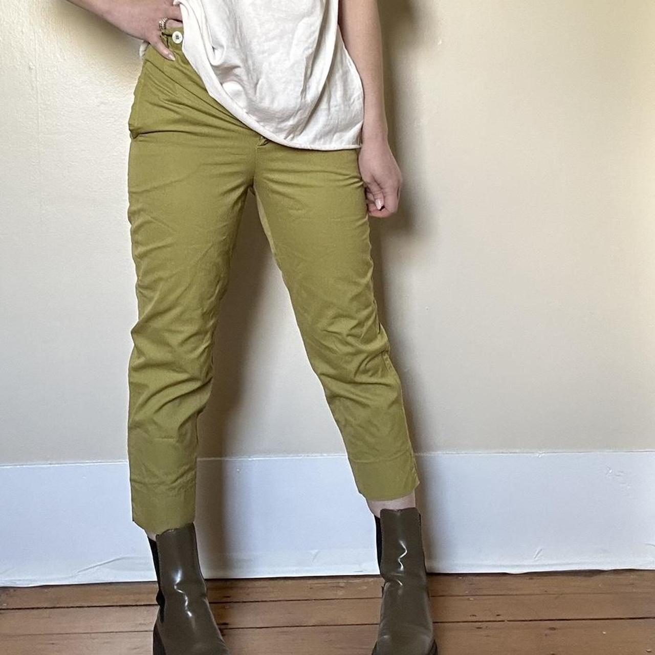 Aspesi Women's Khaki and Green Trousers (2)