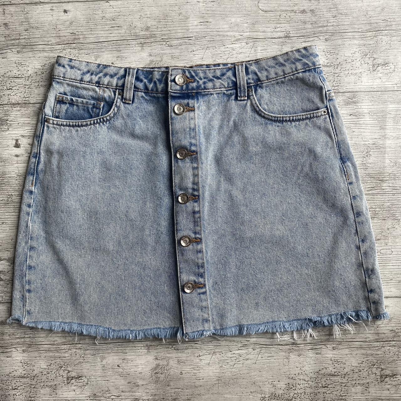 Zara Women's Blue Skirt | Depop