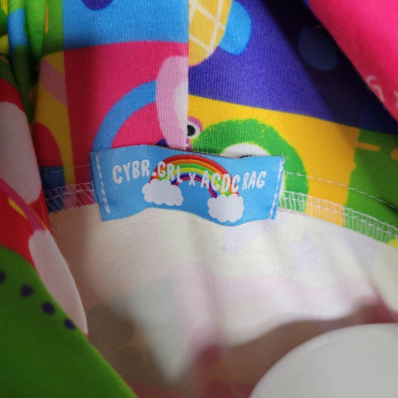 Cybr.Grl X ACDC Rag Harajuku 4 Ever Zip Hoodie... - Depop