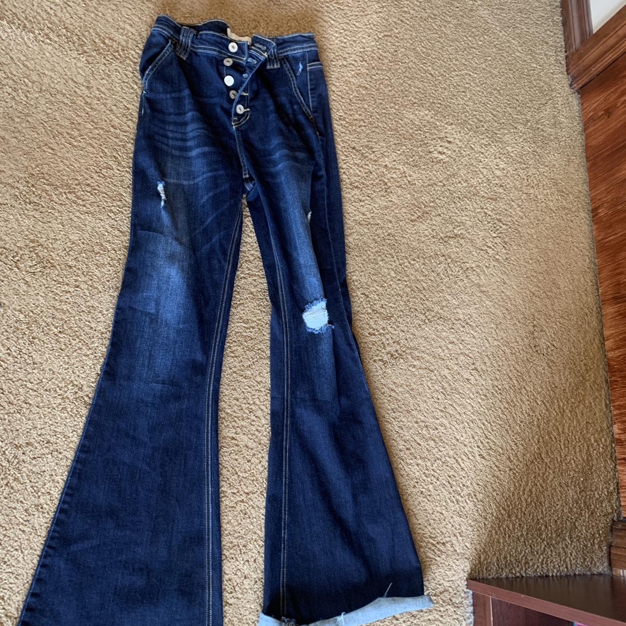 KanCan Women's Navy Jeans Depop